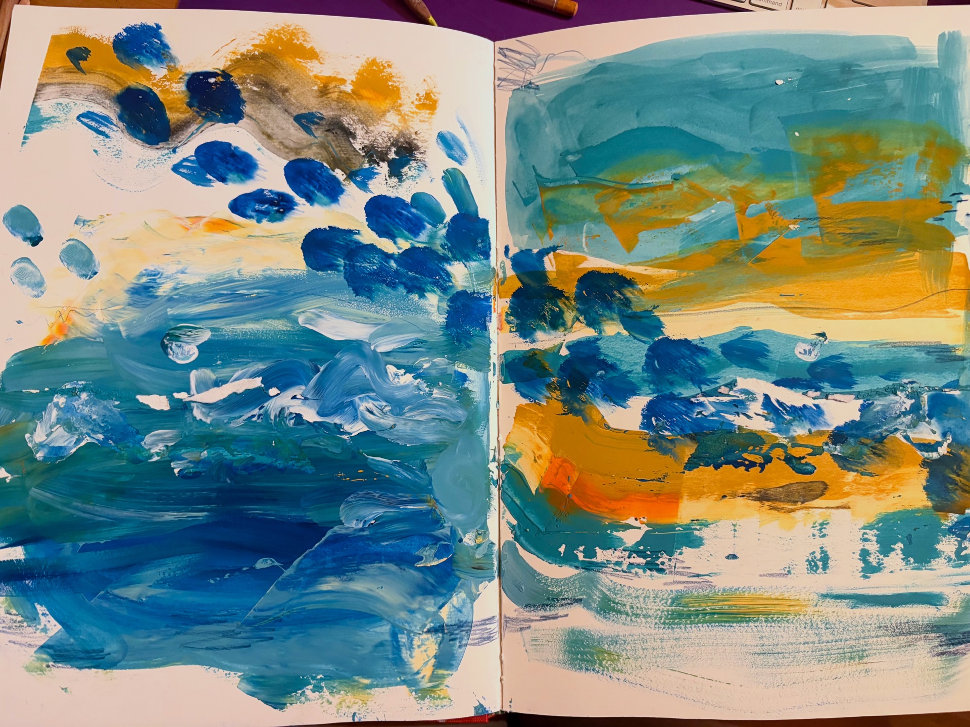 Cádiz sea sketch