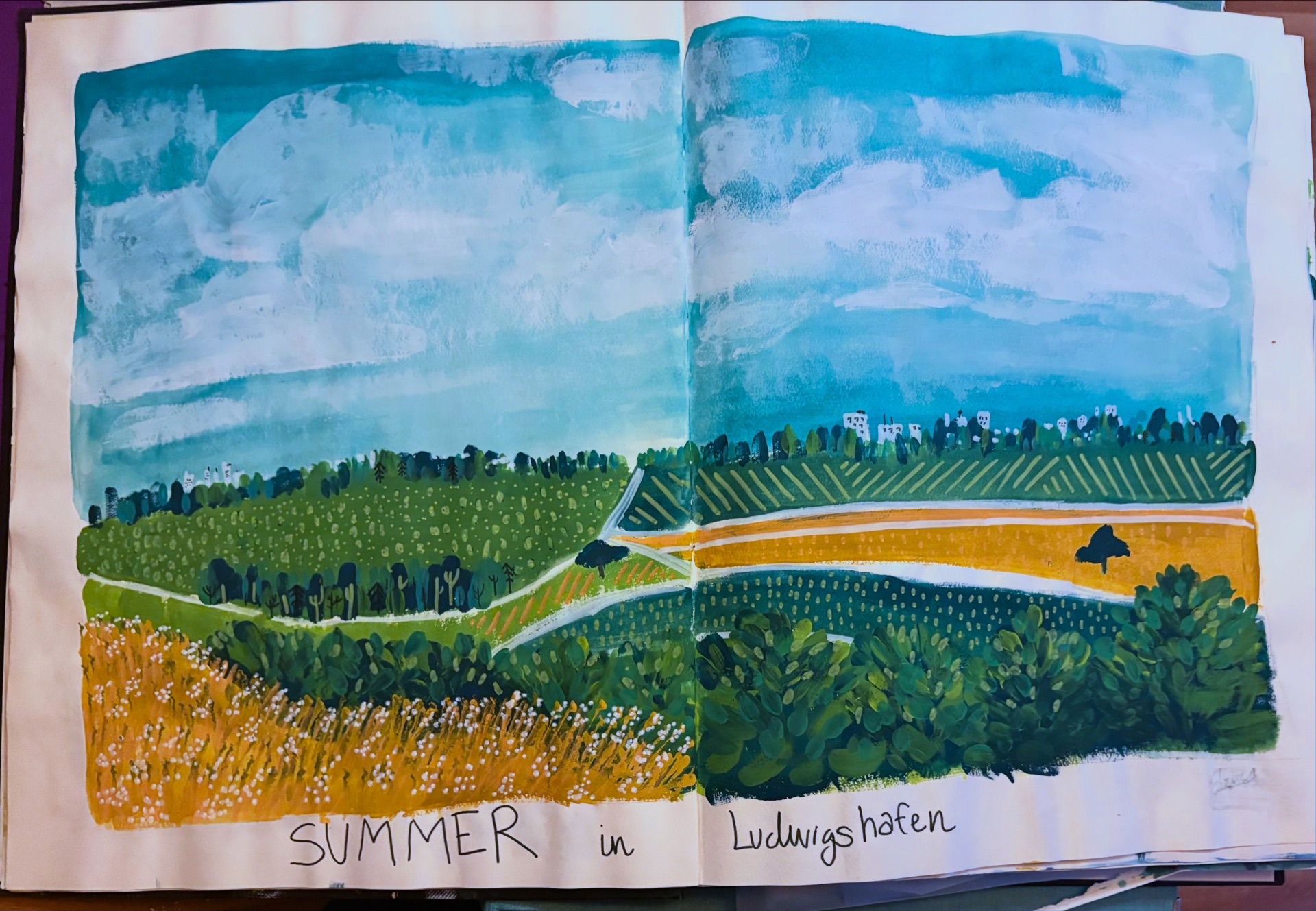 Summer in Ludwigshafen