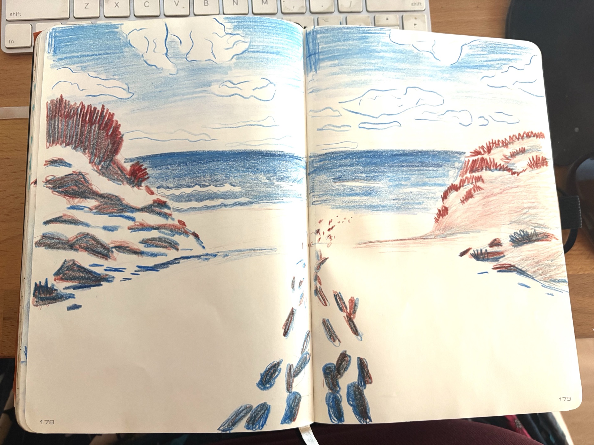 Beach sketch